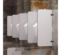 Brise-vue pour urinoir - Séparateur mural pour améliorer l'intimité des hommes dans les toilettes publiques, convient pour les hôtels, les écoles et les gares