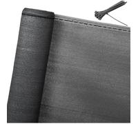 Brise vue renfoncé pour balcon WOLTU - 1x15m - Noir/Anthracite