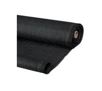 IDMarket - Brise Vue renforcé 1,5 x 10 M Noir 220 GR/m² Luxe Pro