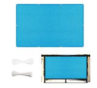Brise Vue Renforcé 1.8 x 10 m Protection UV Opaque Résistant Aux Contre Vent sur Mesure Écran D'Intimité pour Balcon pour Exterieur Terrasse Patio pour Balcon Jardin, Bleu Ciel