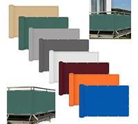 Brise Vue Retractable 105x500cm avec Attaches De CâBle Et Cordons Brise-Vue pour Balcon Couverture De Confidentialité ÉCran Diverses Tailles Au Choix pour Jardin, Balcon ou Terrasse