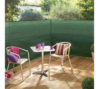 Brise vue tissé 100% occultant -Vert - 1 x 5 m SUPRATEX