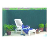 Brise vue vert en maille plastique 100% occultant 1 x 3 m TANDEM