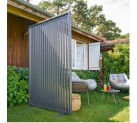 Brise-vue ""Zupta"" graphite en aluminium - Hespéride