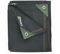 Ribimex Brise-vue 1 x 5 m 220 g/m² occultation 95% vert foncé