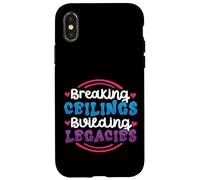 Briser Les plafonds, bâtir Un héritage Coque pour iPhone X/XS