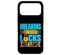 Briser Les serrures et Non Les lois Serrurier Coque pour iPhone 17 Pro Max