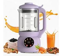 Briseur De Mur Multifonction, Machine à Lait De Soja Silencieuse Avec 10 Lames En Acier Inoxydable, Minuteur De 12 Heures Et Nettoyage Automatique En Un Seul Toucher Pour 1 à 2 Personnes purple