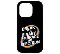 Brisez Le Binaire Embrassez Le Spectre Coque pour iPhone 15 Pro