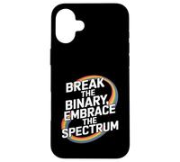 Brisez Le Binaire Embrassez Le Spectre Coque pour iPhone 16 Plus