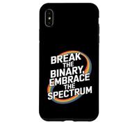 Brisez Le Binaire Embrassez Le Spectre Coque pour iPhone XS Max