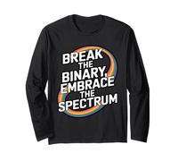 Brisez Le Binaire Embrassez Le Spectre Manche Longue
