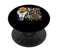Brisez Vos limites et dépassez Vous-même la Motivation PopSockets PopGrip Adhésif