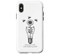 Brisez Vos limites et Faites Pousser Vous-même la Motivation Tournesol Coque pour iPhone X/XS
