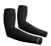 Brisk Couvre Bras Manchettes de Cyclisme Souple à Compression Thermique Noir (Black, S/M)