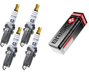 Brisk Iridium Premium+ Plus P1 1619 Bougies d'allumage, 4 pièces