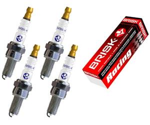 BRISK Silver BR10YS-9 1521 Bougies d'allumage Essence GPL GNV Autogas, 4 pièces
