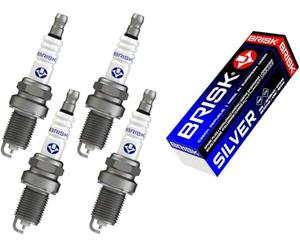 Brisk Silver dr15ys-91462 - Lot de 4 Bougies d'allumage