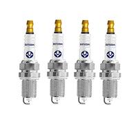 Brisk Silver LR14YS 1353 Bougies d'allumage Essence GPL GNV Autogas, 4 pièces