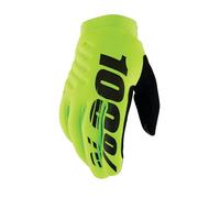 BRISKER Gants Jaune Fluo/Noir Taille L