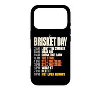 Brisket Day Schedule Funny BBQ Smoker Pitmaster The Stall Coque pour iPhone 17 Pro