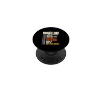 Brisket Day Schedule Funny BBQ Smoker Pitmaster The Stall PopSockets PopGrip Adhésif