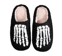 Briskorry Pantoufles d'hiver pour femme - Douces et chaudes - Confortables et légères - En mousse à mémoire de forme - En feutre - Antidérapantes - Pour fille - Pour l'intérieur et l'extérieur