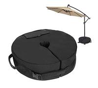 Brislut Sac de poids pour base et parasol - jusqu'à 40 kg, poids robuste pour parasol banane, support croix, sacs de sable supplémentaires