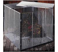 Couvercle Pour Composteur 80x80Cm 2-Pièces Brista Compostage Déchets De Jardin