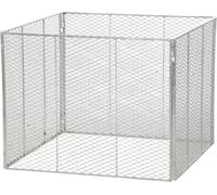 Brista Composteur 800x800x700 mm galvanisé