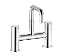 Bristan Altum Robinet de baignoire avec valves à disque en céramique, montage sur plateau, finition chromée