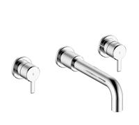 Bristan Altum Robinet de baignoire mural à 3 trous avec fonction d'économie d'eau, finition chromée