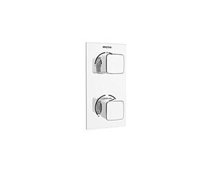Bristan COB Shcdiv C Cobalt encastré thermostatique double commande robinet de douche avec inverseur Integral, Chrome