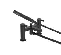 Bristan Elevar Mitigeur bain/douche avec pommeau facile à nettoyer, montage sur plateau, finition noire