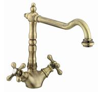 Bristan K SNK EF ABRZ Robinet Easyfit, Bronze Ancien, Two Lever