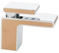 Bristan Mpiv Bas CR Metallix Pivot Mitigeur de lavabo en cuivre Radiance, Chrome/cuivre