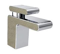 Bristan MPIV BAS CS Metallix Pivot Mélangeur de lavabo Shimmer, Champagne Scintillant