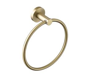 Bristan RD BB Anneaux Porte-Serviettes Ronds en Laiton brossé
