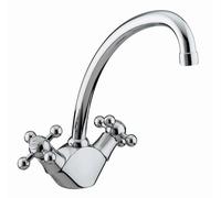 Bristan RG SNK EF C Regency Mitigeur d'évier de cuisine avec bec pivotant Chromé