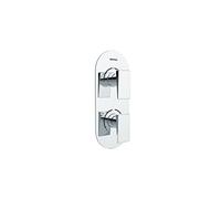 Bristan Sai Shcdiv C Sail encastré thermostatique robinet de douche double contrôle avec Integral deux prise de courant Inverseur, Chrome