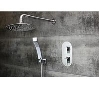 Bristan SHWR PK2 Sail Shower Pack with Fixed Head and Wall Outlet Handset Mitigeur de Douche, Plaqué Chrome