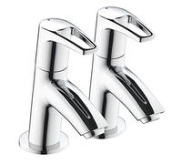 Bristan SM 1/2 C Smile Robinets de lavabo Chromé, Basin Pillar