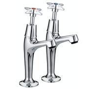 Bristan VAX HNK C croix 5412 col haut montant de robinets Plaqué Chrome
