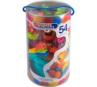 Bristle Blocks 54 pièces Jungle Set - Jouets à emboîtement de briques à picots