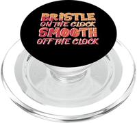 Bristle on The Clock Smooth Off The Clock PopSockets PopGrip pour MagSafe