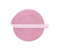 Bristlegrass Bande élastique pour couture, 1 cm, 2 m pour couture de ceinture et de pantalon, bande élastique en tricot rose pour perruque, haute élasticité (2 ans, 1 cm, rose)