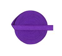 Bristlegrass Bande élastique violette, large élastique pour la couture, sangle élastique, 0,95 cm et 9,1 m de long - Sangle de soutien-gorge élastique pliable (10 ans, 1,9 cm, violet)