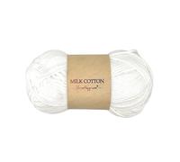 Bristlegrass Fil Blanc, comprenant 91 couleurs multicolores pouvant être proposées pour une sélection d'utilisations, fil à tisser pour débutants adultes et enfants, fil pelucheux (2X50g, 2X105m)
