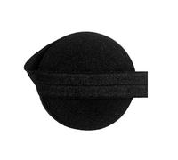 Bristlegrass Noir 1,6 m de ruban de dentelle picot en peluche pour bande élastique de soutien-gorge Élastique pour bretelles en nylon spandex pour couture de lingerie et sous-vêtements Ruban uni de