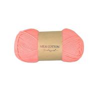 Bristlegrass Pelote de laine en vrac, corail clair, dont 100 m, 31 couleurs peuvent être offertes pour une sélection d'utilisations, pour débutants, adultes et enfants (15,2 x 3,154 g, 6 x 100 m)
